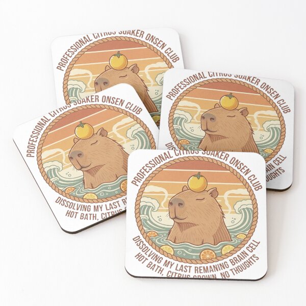 Item preview, Professional Citrus Soaker Onsen Club Badge designed and sold by theTrendForge.
