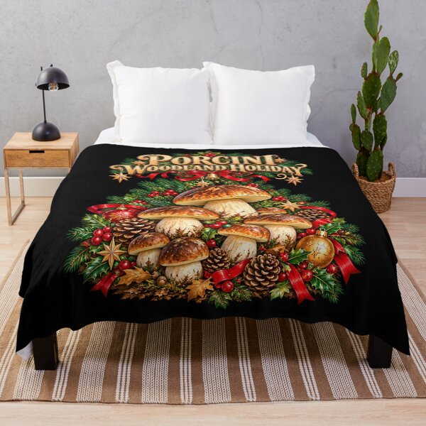 Item preview, Porcini Woodland Holiday designed and sold by OLAKONA.