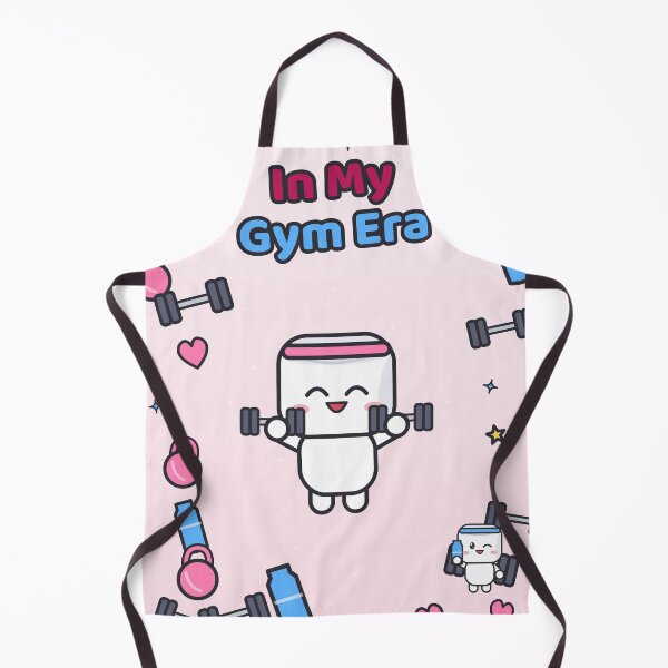 Item preview, In My Gym Era - Cute Marshmallow Pip Lifting Dumbbells, Funny Workout designed and sold by BiMood.
