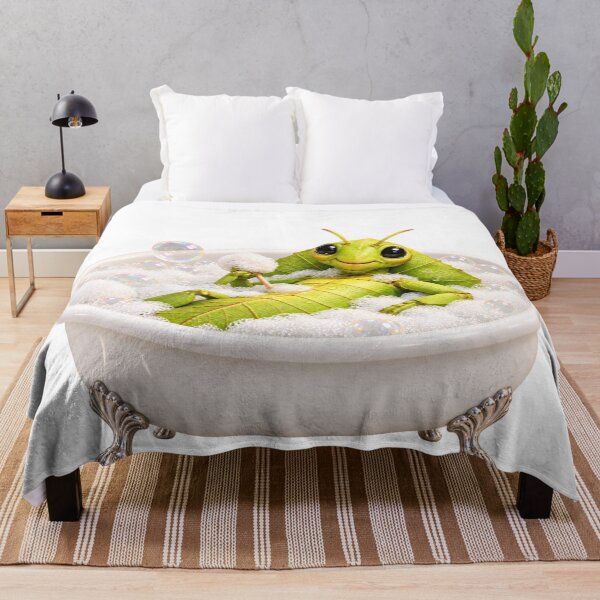 Item preview, Mellow Leaf Insect Bathtub designed and sold by Sillytoe.