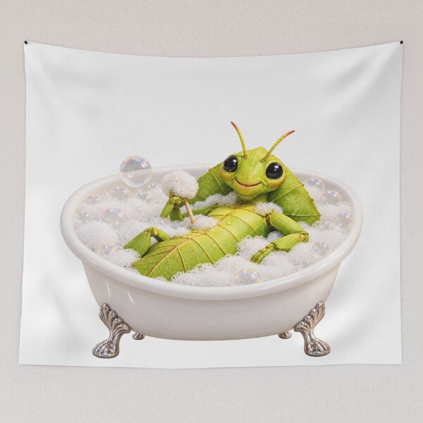 Item preview, Mellow Leaf Insect Bathtub designed and sold by Sillytoe.