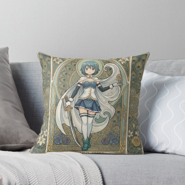 Item preview, Sayaka Miki in the style of Alphonse Mucha designed and sold by Solace Sparkles.