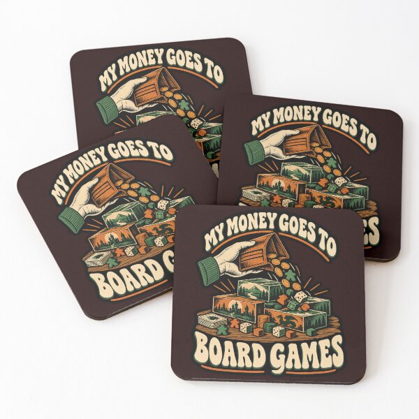 Item preview, Sarcastic Humor My Money Goes to Board Games Tabletop Player Life Art Design designed and sold by fantasticdesign.
