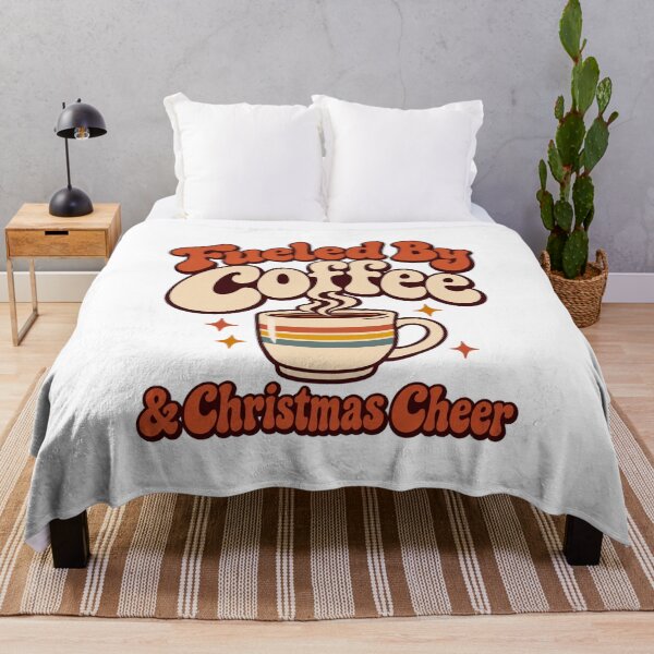 Item preview, Fueled By Coffee And Christmas Cheer designed and sold by LuveraxArt.