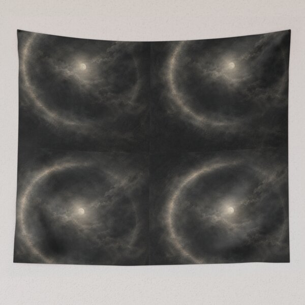 Item preview, Lunar Halo Charcoal Pastel Background designed and sold by frumixart.