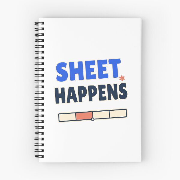 Item preview, Sheet Happens — Funny Spreadsheet Office Pun designed and sold by JLMWorks.