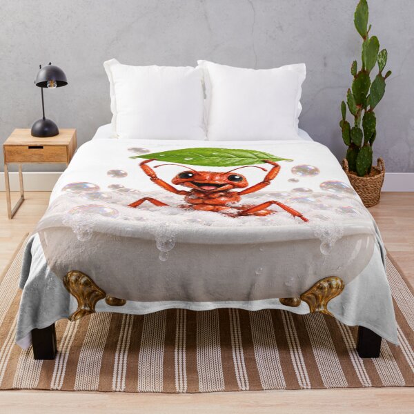 Item preview, Cheerful Leafcutter Ant Bathtub designed and sold by Sillytoe.