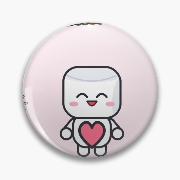 Item preview, Be Kind - Cute Marshmallow Pip Hugging a Big Heart, Positive Kindness designed and sold by BiMood.