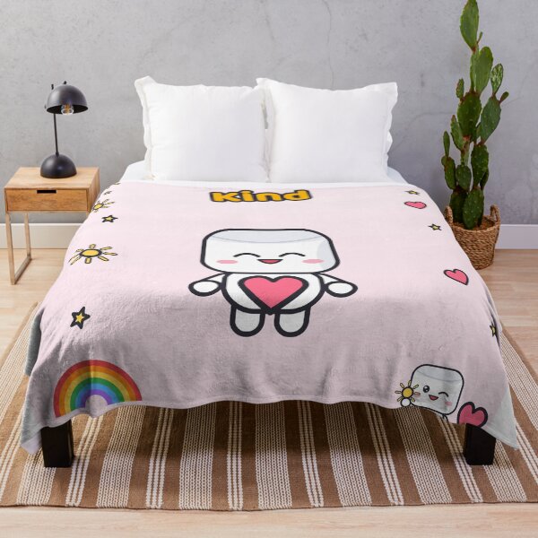 Item preview, Be Kind - Cute Marshmallow Pip Hugging a Big Heart, Positive Kindness designed and sold by BiMood.