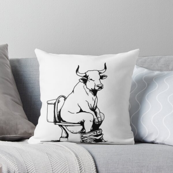 Item preview, Bull in the bathroom designed and sold by Luluwis.