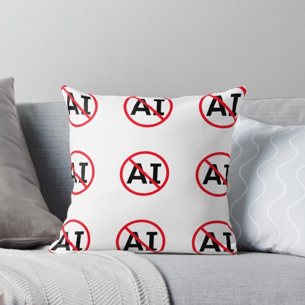 Item preview, Anti AI No AI Against AI Crossed Out Sticker Pack/Sheet Size Small designed and sold by SlimyFish.