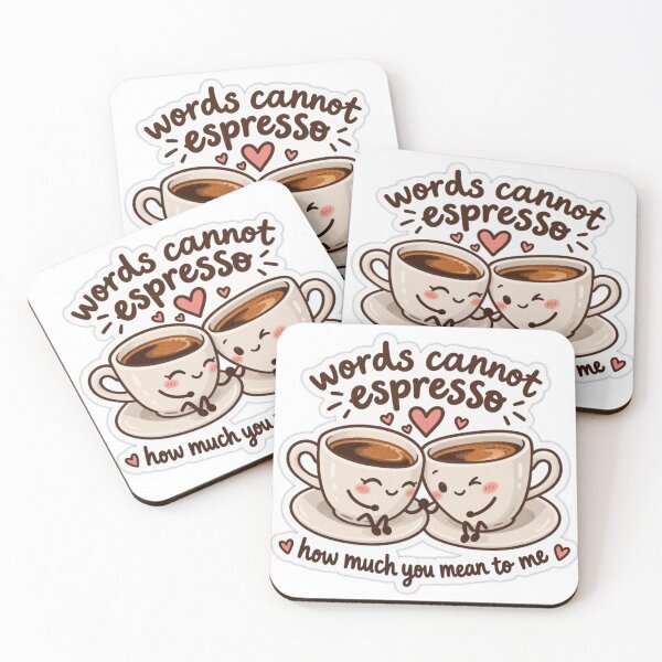 Item preview, Words Cannot Espresso  designed and sold by ArtfulSoules.
