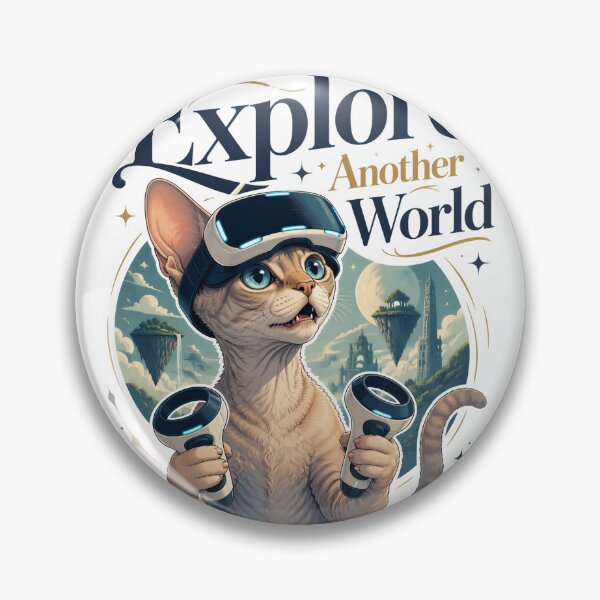 Item preview, Devon Rex Cat – Explore Another World designed and sold by PurrBloom Studio.