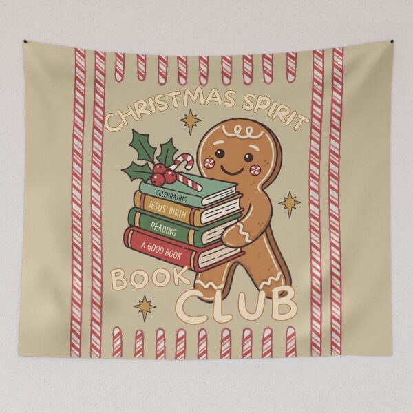 Item preview, Christmas Spirit Book Club Gingerbread Love Jesus and Books Holiday Reading Bookish designed and sold by Forevermore.