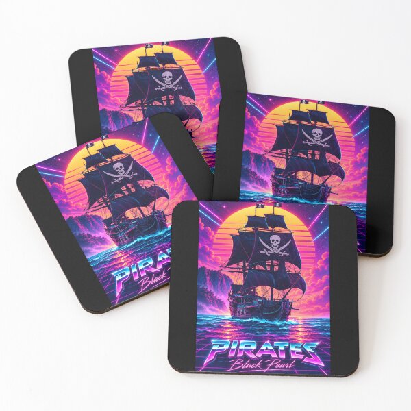 Item preview, Pirates Ship Synthwave designed and sold by Durro.
