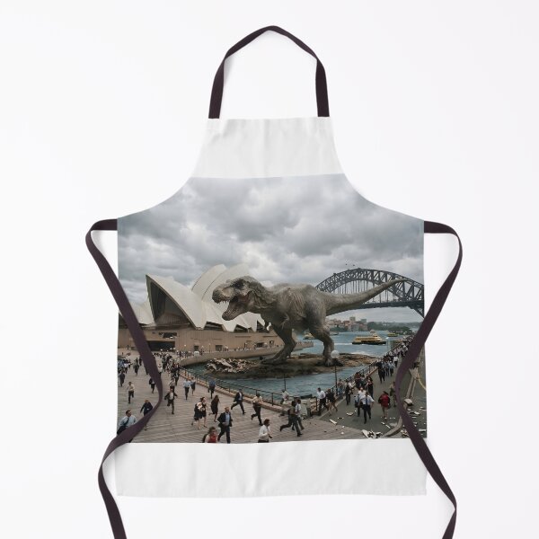 Item preview, Realistic T-Rex Invasion at Sydney Opera House designed and sold by TeeBeeDesigns.