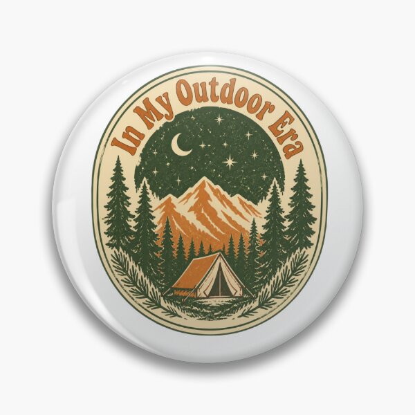 Item preview, In My Outdoor Era - Vintage Camping Mountain Hiking Lover designed and sold by Pixel-Pulse-.