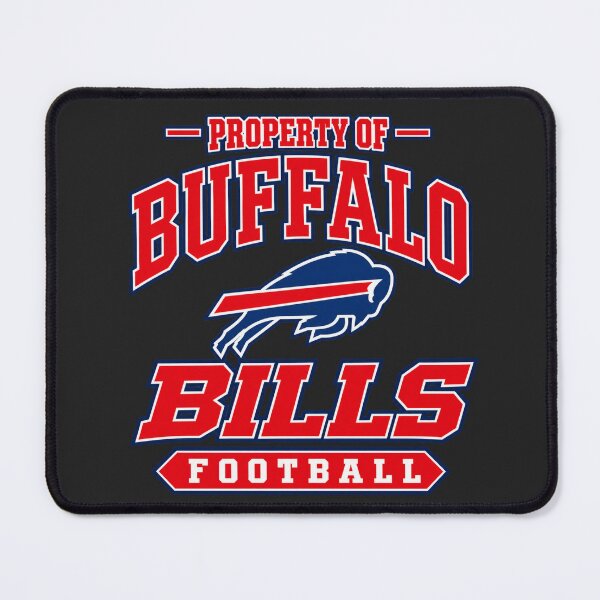 Item preview, Property of Buffalo Bills Football Charging Buffalo Red Blue Classic designed and sold by Pliable.