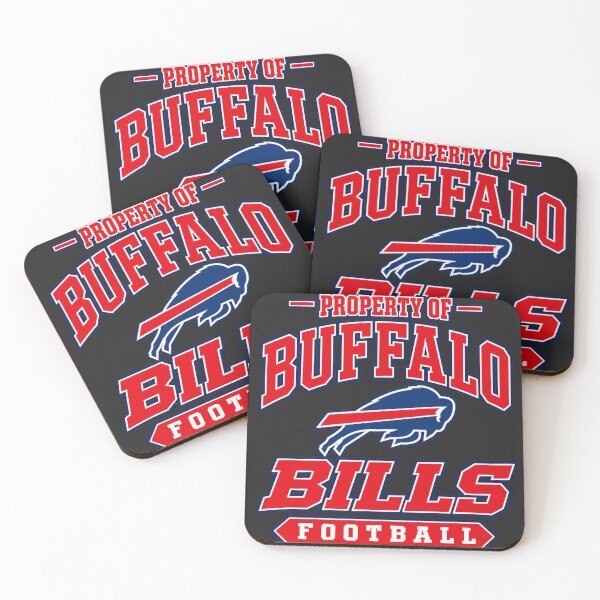 Item preview, Property of Buffalo Bills Football Charging Buffalo Red Blue Classic designed and sold by Pliable.