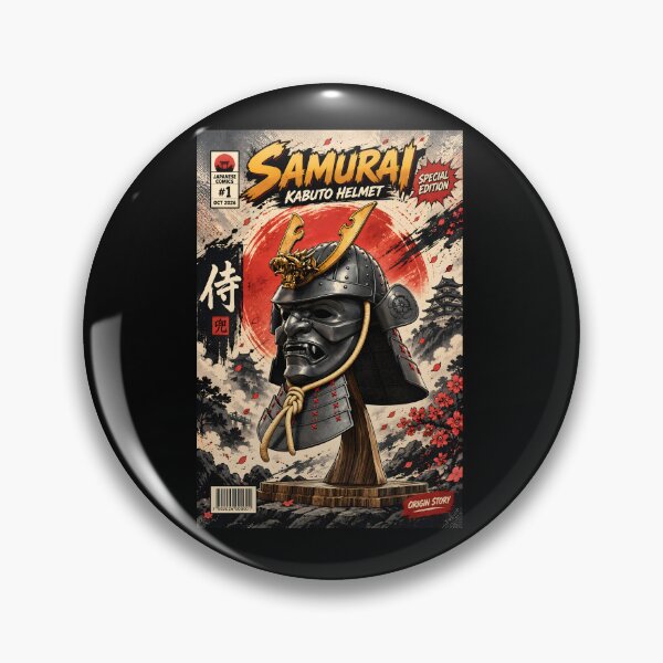 Item preview, Samurai Kabuto Helmet Comic designed and sold by Durro.