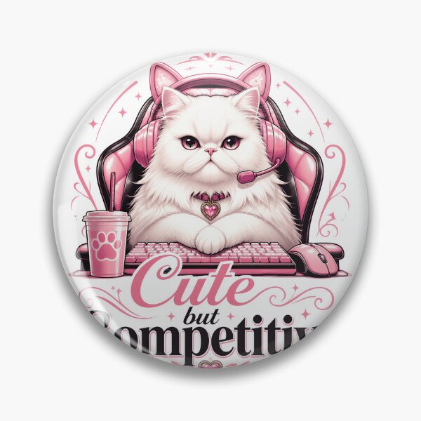 Item preview, Persian Cat – Cute but Competitive designed and sold by PurrBloom Studio.