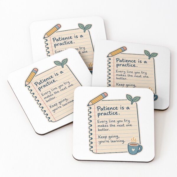 Item preview, Patience Is A Practice designed and sold by OrientKes.