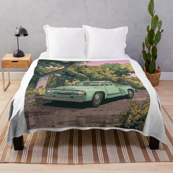 Item preview, 1956 Ford F100 Pickup Retro Anime Aesthetic Classic Truck Art designed and sold by Motorline44.
