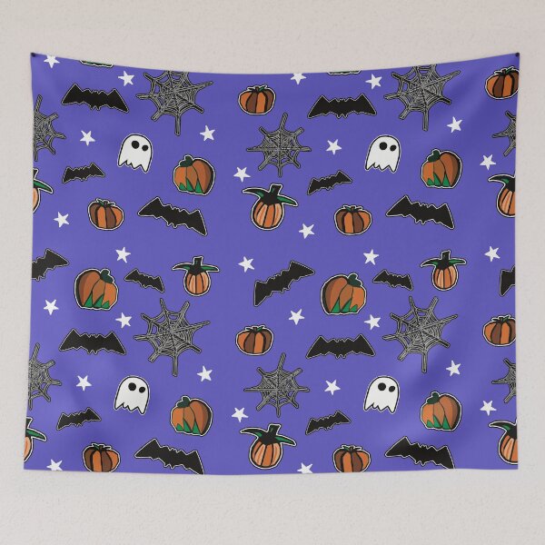 Item preview, Ghosty Bats and Pumpkin Patch  designed and sold by BrainDeadPhilosophy .