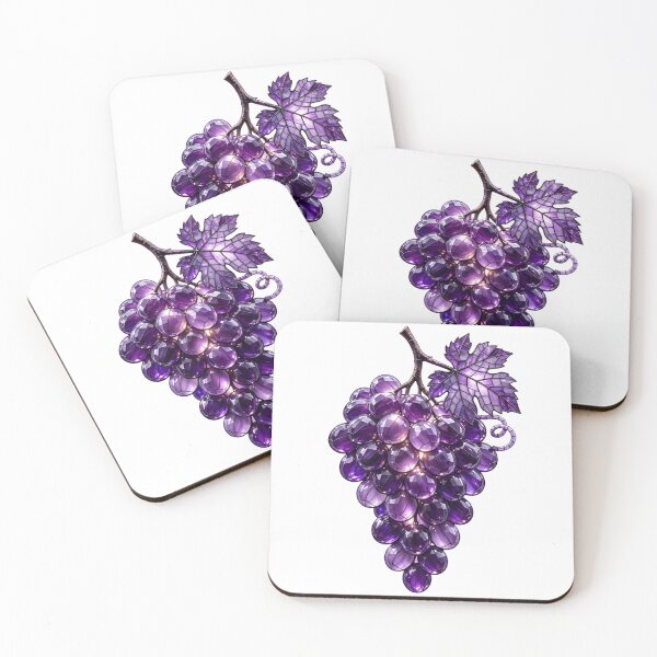 Item preview, Stained Glass Grapes | Purple Monochrome Mosaic Tile Art designed and sold by Robert Lucio.