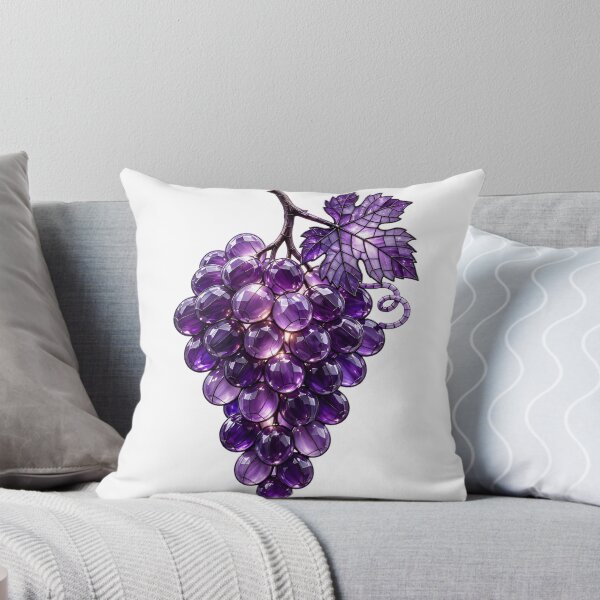 Item preview, Stained Glass Grapes | Purple Monochrome Mosaic Tile Art designed and sold by Robert Lucio.