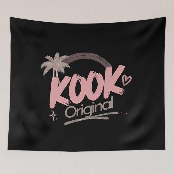 Item preview, KooK Original Pink Tropical Brush Lettering designed and sold by KookArt.