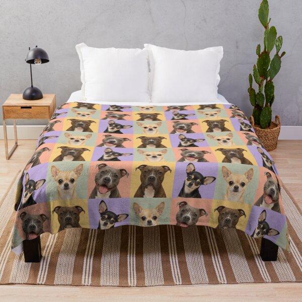 Item preview, Chihuahua & Pit Bull Crew Portraits designed and sold by pixiedustpaint.