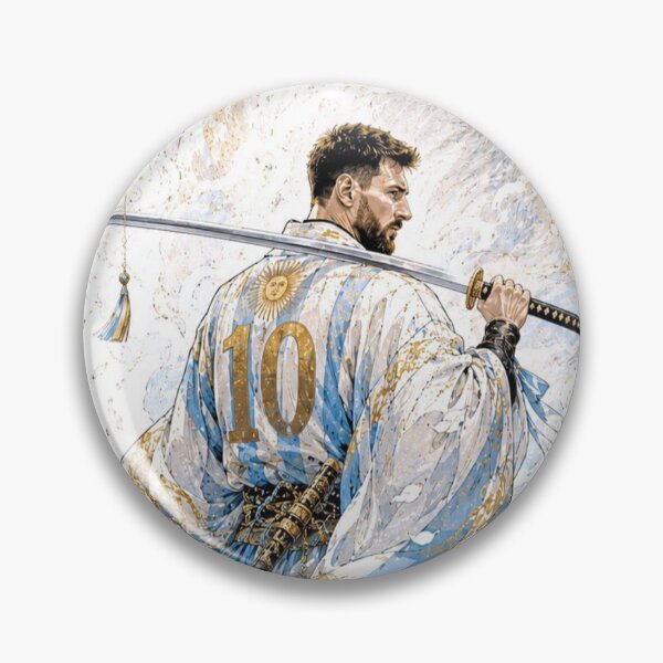 Item preview, Messi Samurai Albiceleste designed and sold by NF Designs Studio DTF.