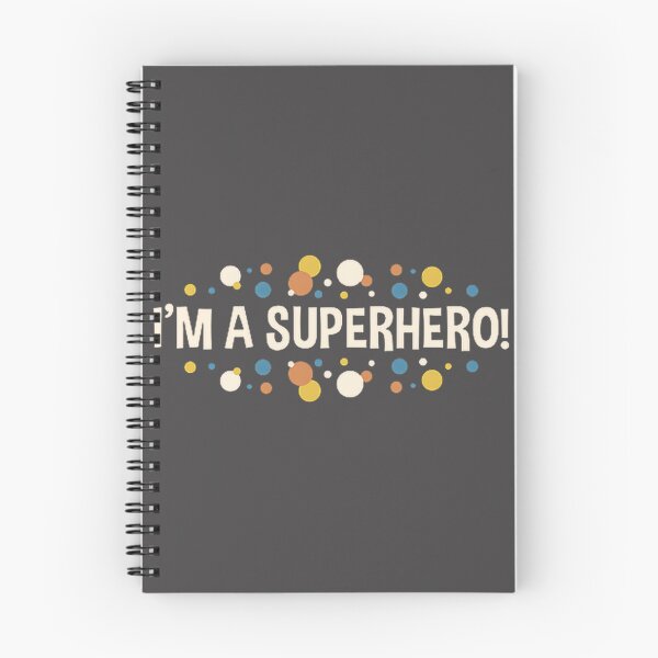 Item preview, I’m a Superhero Bold Red Background Motivational Design designed and sold by whitestudioph.