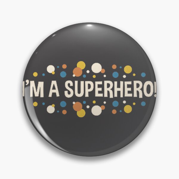 Item preview, I’m a Superhero Bold Red Background Motivational Design designed and sold by whitestudioph.