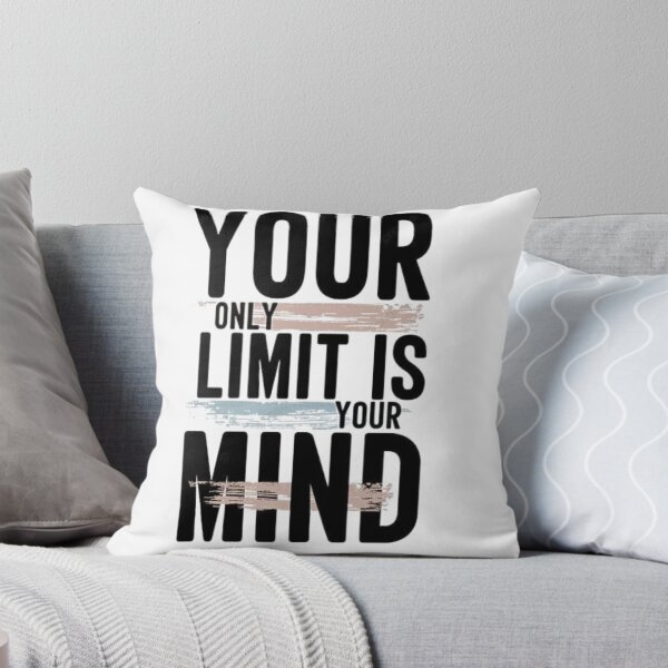 Item preview, Your Only Limit Is Your Mind – Motivational Quote T-Shirt designed and sold by mshetty-fashion.