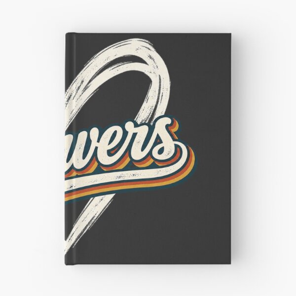 Item preview, Brewers Heart Retro Script Navy Gold Orange Vintage Team Love designed and sold by Pliable.