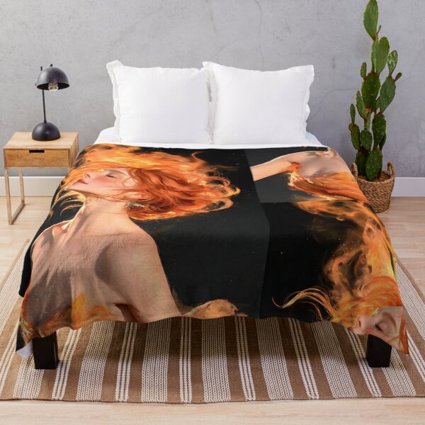 Item preview, Flame Haired Woman Portrait designed and sold by Verademacedoart.