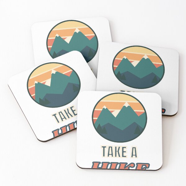 Item preview, Take A Hike Retro Mountain Sunset designed and sold by Saqui901.