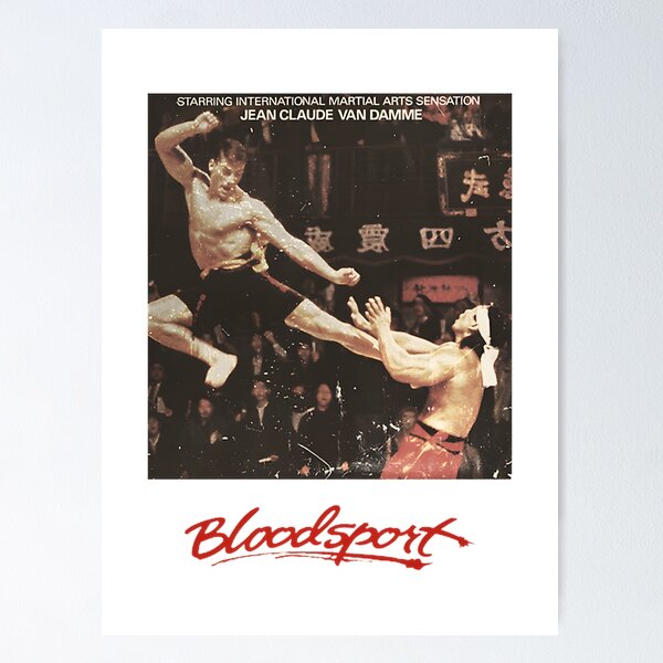 Item preview, Bloodsport Inspired Martial Arts Action Design designed and sold by whitestudioph.