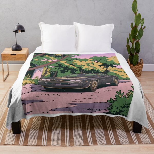 Item preview, 1977 Pontiac Firebird Trans Am Retro Anime Aesthetic Classic Muscle Car Art designed and sold by Motorline44.