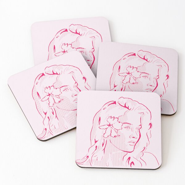 Item preview, Zara Larson ilustration | pink pop-art inspied design designed and sold by pinkybat.