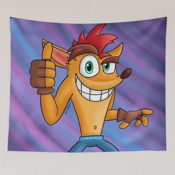 Item preview, Crash's Thumbs Up! designed and sold by CGrayzer-Art.