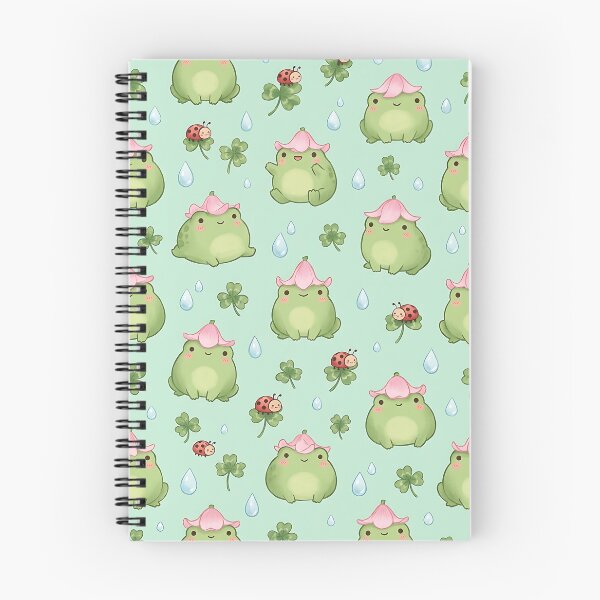 Item preview, Seamless Cute Frogs With Flower Hats designed and sold by wallpapersarts.