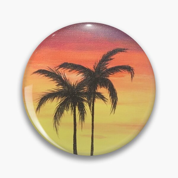 Item preview, Hawaiian Sunset with Palm Trees designed and sold by AutuminaArt.