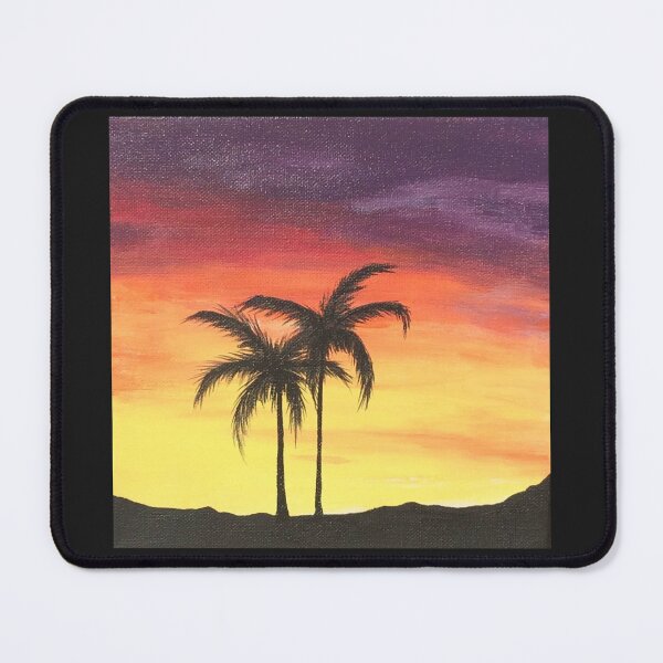 Item preview, Hawaiian Sunset with Palm Trees designed and sold by AutuminaArt.