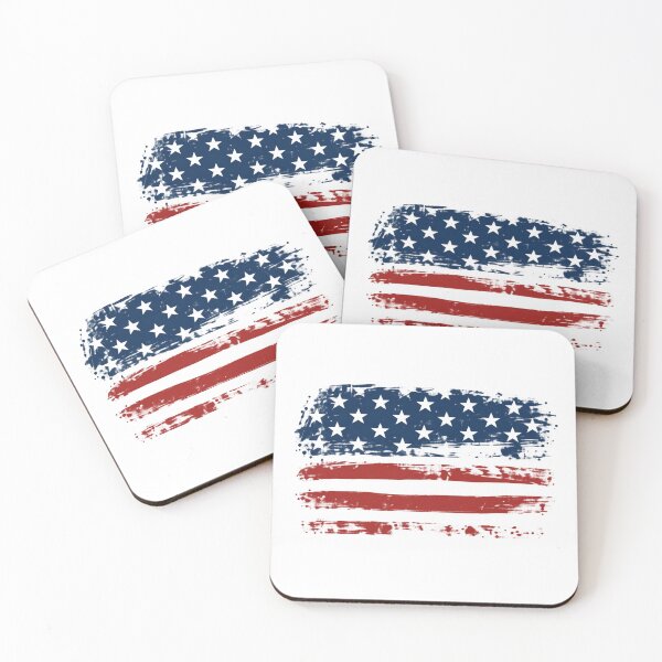 Item preview, Distressed American Flag Grunge Art | Vintage USA Stars and Stripes designed and sold by Paper Drip.