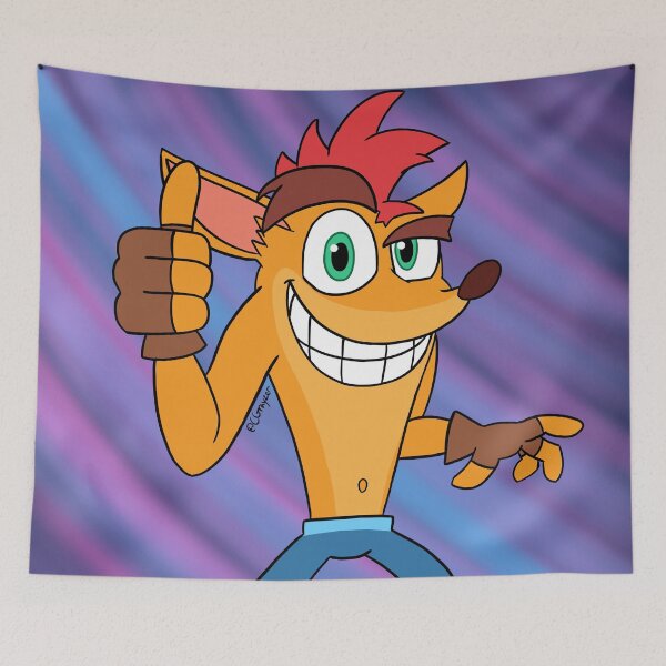 Item preview, Crash's Thumbs Up! [Flat] designed and sold by CGrayzer-Art.