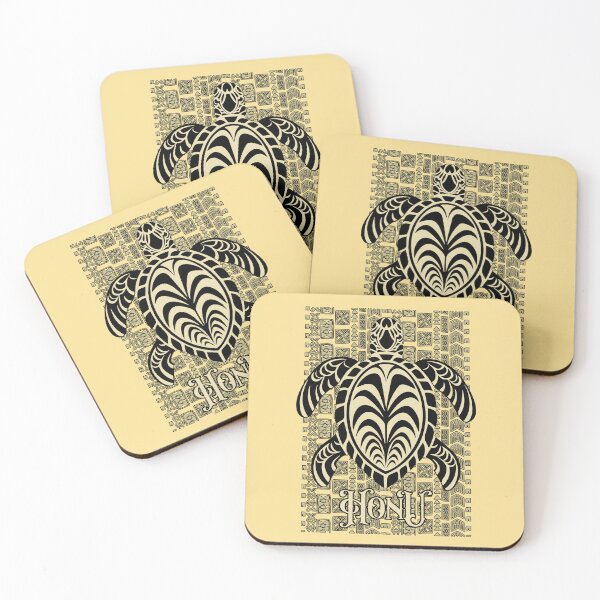 Item preview, Honu- Sea Turtle with Tapa designed and sold by joztees.