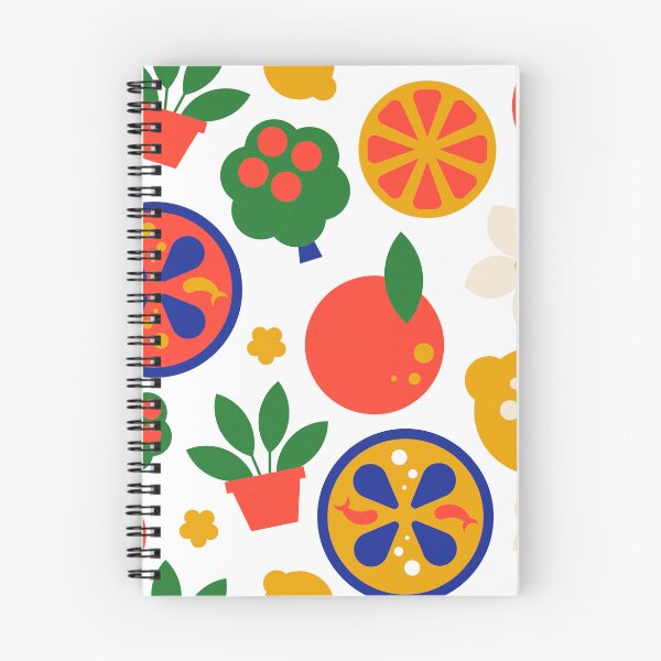 Item preview, Valencia Orange Citrus Pattern designed and sold by Lesart Studio.